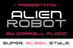 Alien Robot Font: A Futuristic Typeface for Web Design