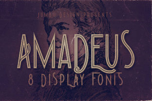 Amadeus: A Vintage Display Font