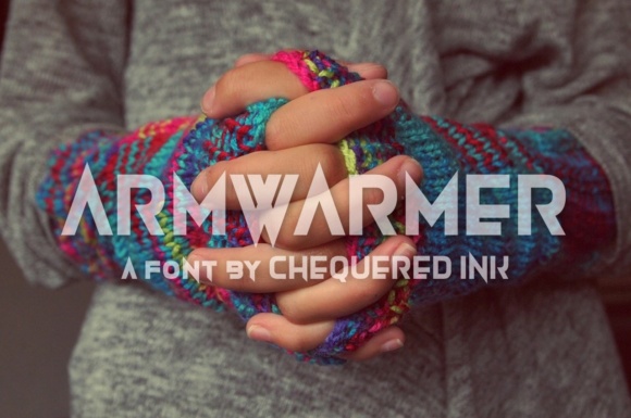 Armwarmer: Bold Typography for Impact