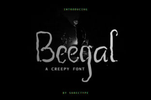 Beegal: A Creepy Typeface for Bold Design