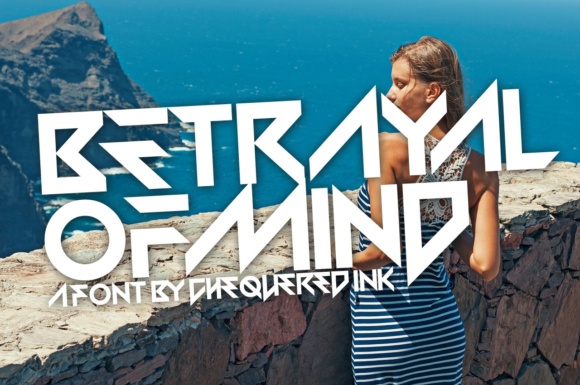 Betrayal of Mind: A Bold Display Font