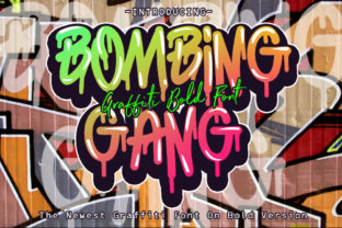 Bombing Gang Font: Bold and Unapologetic