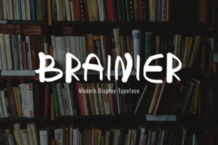 Brainier: A Bold Display Font for Web Design
