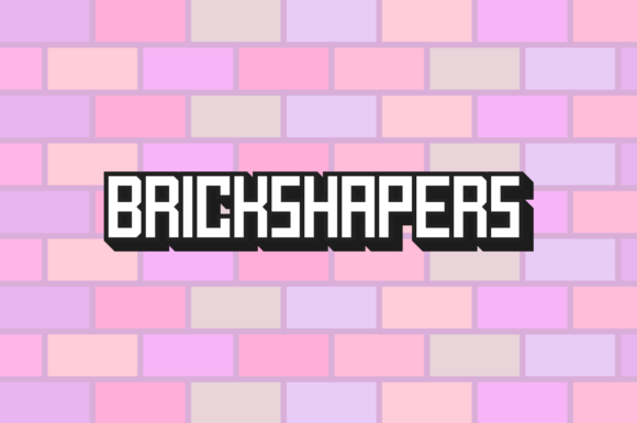 Brickshapers Font for Editorial Design