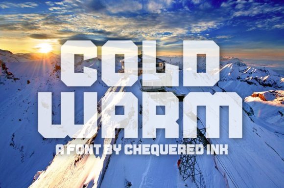 Cold Warm Font: Bold & Digital