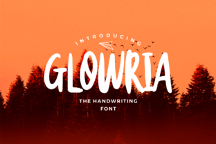 Glowria: A Happy Typeface for Creative Projects