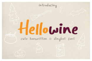 Hellowine: Handwritten Font for Makers