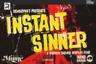 Instant Sinner Font for Bold Web Design
