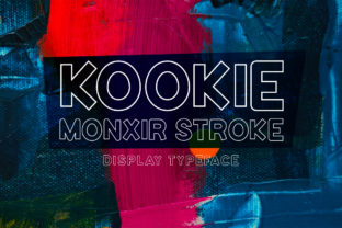 Kookie Monxir Stroke: A Creative Font for Makers