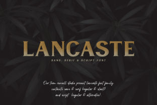 Lancaste Family: A Creative Font for Web Design