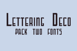 Lettering Deco Font for Creative Projects