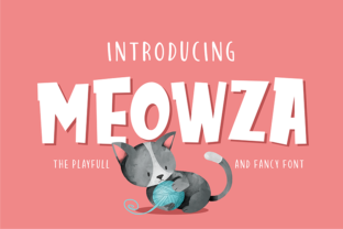 Meowza: A Playful Display Font