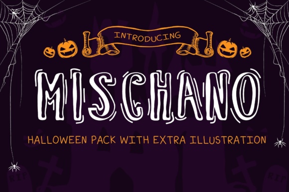 Mischano: A Spooky Display Font