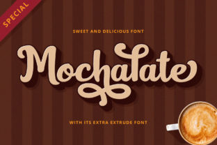 Mochalate Script: A Bold Font for Creative Makers