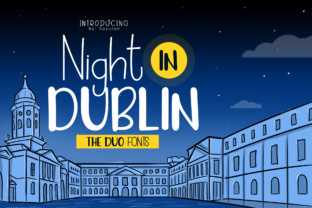 Night in Dublin: A Bold Display Font