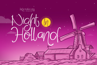 Night in Holland Font