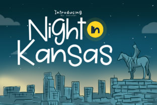 Night in Kansas: A Cheerful Font for Creative Projects