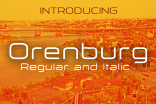 Orenburg Font: Bold & Beautiful