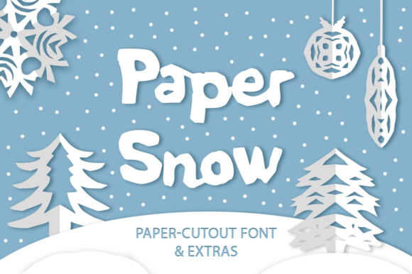 Paper Snow: A Playful Font for Business Branding