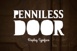 Penniless Door: A Bold Display Font