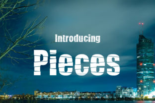Pieces: A Pixel-Perfect Display Font
