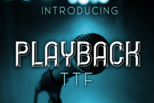Playback: A 3D Retro Font That Elevates Small Business Branding