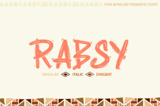 Rabsy: A Bold Display Font