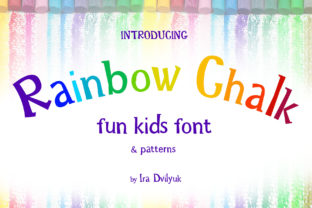 Rainbow Chalk Font for Creative Projects
