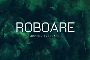 Roboare: A Bold Display Font for Designers