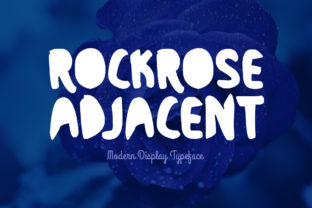 Rockrose Adjacent: A Bold Display Font