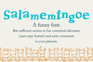 Salamemingoe: A Playful Display Font