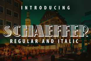 Schaeffer Font: Bold and Retro