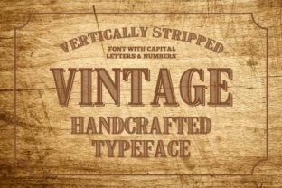 Vintage Font for Creative Campaigns
